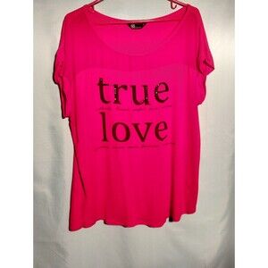 women red True Love tshirt